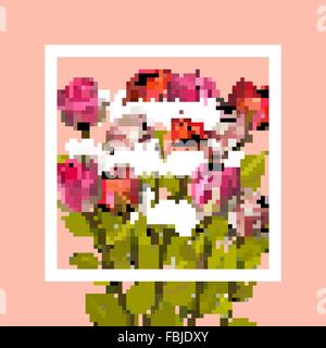 Les mères heureux Arrière-plan. EPS 10 Illustration de Vecteur