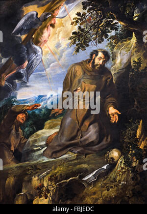 Saint François recevant les stigmates 1633 Sir Peter Paul Rubens 1577 - 1640 Belgique belge flamande