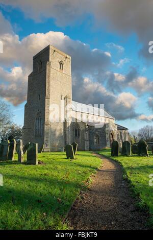 L'église de Saint Pierre, Grand Walsingham, Norfolk, Angleterre Banque D'Images