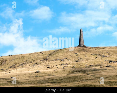 Stoodley Pike , partie de la Pennine Way , Calderdale Banque D'Images