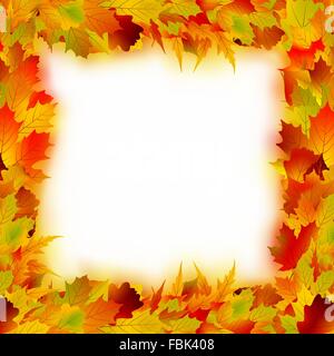 Image feuilles d'érable multicolores. EPS 8 Illustration de Vecteur