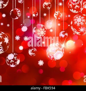 Boule de Noël sur fond clair. EPS 8 Illustration de Vecteur