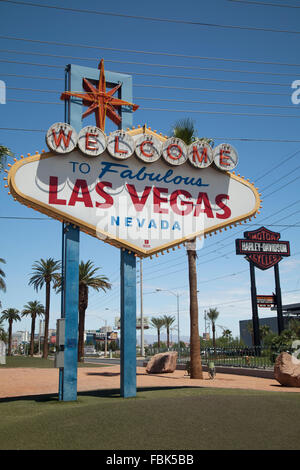 Le panneau Welcome to Fabulous Las Vegas sur le strip