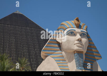 Le Luxor Hotel and Casino, Las Vegas Banque D'Images