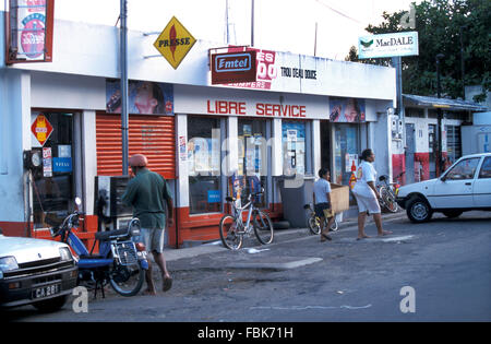 Supermarché sur l'île Maurice Banque D'Images