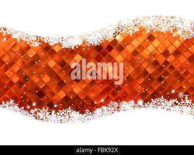 Mosaïque de Noël carte avec place pour le texte. EPS 8 Illustration de Vecteur