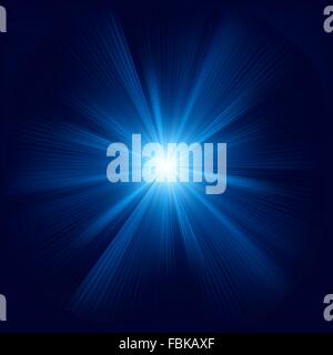 Couleur bleu avec une rafale. EPS 8 Illustration de Vecteur