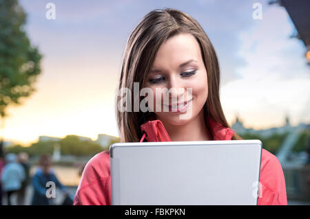 Runner dans la ville Banque D'Images