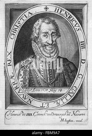 HENRY IV DE FRANCE (1553-1610) Banque D'Images