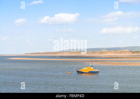 Sauvetage sur la mer à rivière Torridge Banque D'Images