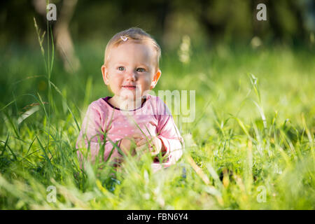 Cute little girl Banque D'Images