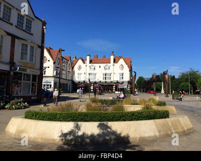 Leys avenue Letchworth Garden City Banque D'Images