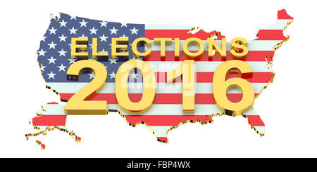 2016 élections USA concept Banque D'Images