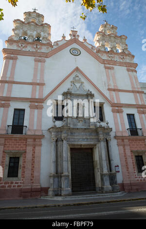 Église Ntra Sra del Carmen y Sta Teresa, église à Cadix Espagne Banque D'Images