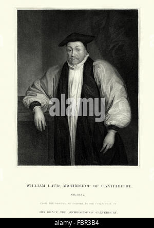 William Laud 1573 à 1645 un évêque français et universitaires. Il était archevêque de Cantorbéry de 1633, au cours de la rul personnels Banque D'Images