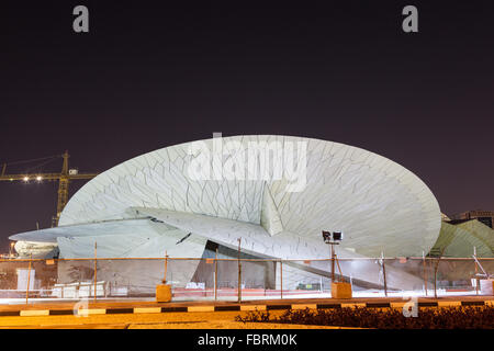Qatar National Museum Construction Site Banque D'Images