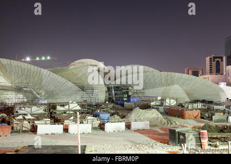 Qatar National Museum Construction Site Banque D'Images