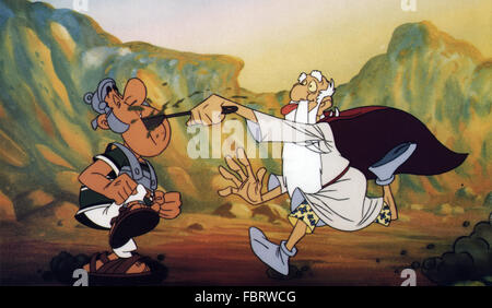 Astérix et le coup du menhir - réalisé par Philippe Grimond - 1989 Banque D'Images