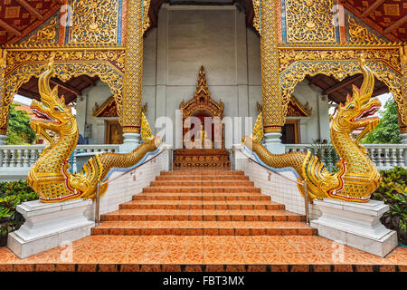 Wat Phra Singh, Chiang Mai, Thaïlande Banque D'Images