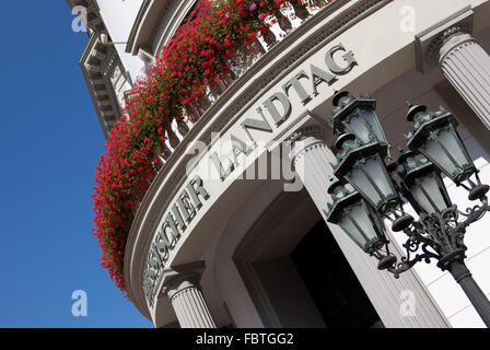 Le Parlement de Hesse Banque D'Images