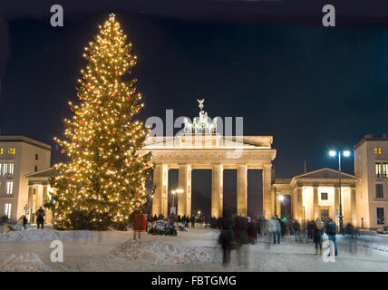 Noël hiver berlin Banque D'Images