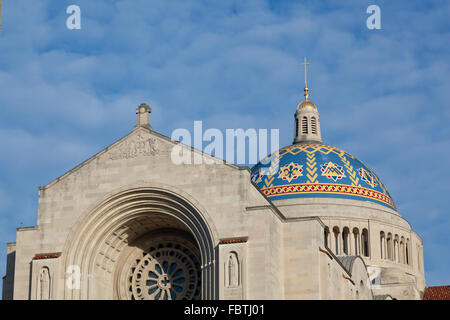 Basilique du Sanctuaire national de l'Immaculée Conception Banque D'Images