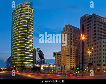 nuit de Berlin Banque D'Images