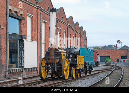 Stephenson's Rocket locomotive Banque D'Images