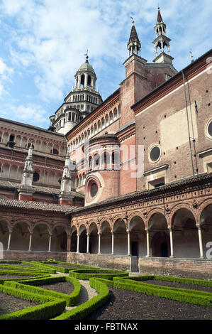 Monastère italien Certosa di Pavia Banque D'Images