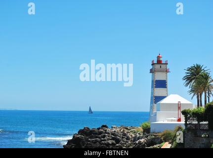 Photo d'un phare à Cascais Banque D'Images