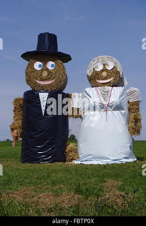 Poupées de paille Banque D'Images