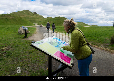 Northumberlandia, Dame du nord, près de Cramlington North East England Dorset UK Europe Banque D'Images