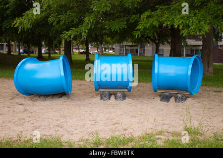 La structure de jeux pour les enfants dans le parc Banque D'Images