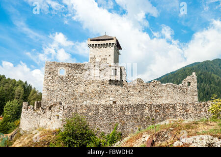 Château Holy Ghost à Ossana Banque D'Images