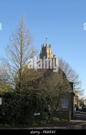 Scène de village de Cambridgeshire Banque D'Images