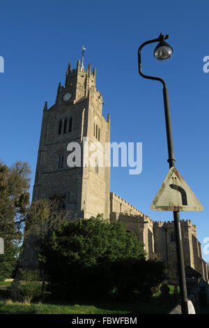 St Andrew's Church Sutton sur l'Ile Cambridgeshire Banque D'Images