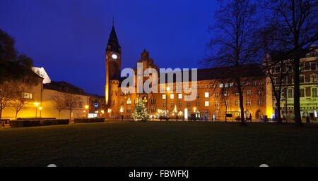 Koepenick Berlin Koepenick Berlin Nacht - Rathaus mairie nuit 01 Banque D'Images