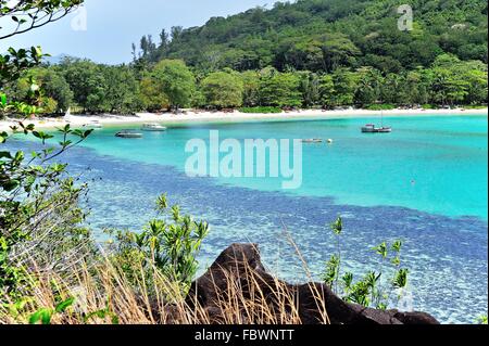 Seychelles, Baie Ternay Banque D'Images