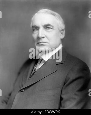 Warren Harding. Portrait de Warren G Harding, le 29e Président des Etats-Unis, c,1920 Banque D'Images