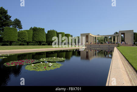 Cimetière américain de Colleville-sur-Mer Banque D'Images