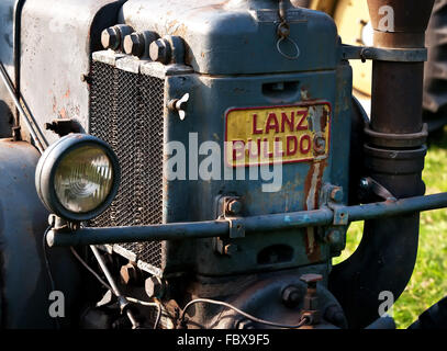 Vintage Exposition de machines agricoles Banque D'Images