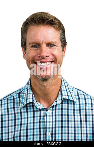 Close-up of smiling man Banque D'Images