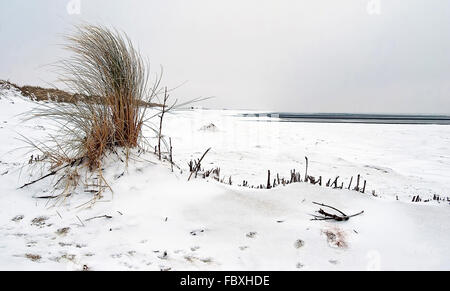 La glace jusqu'bannister dunes Banque D'Images