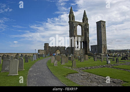 Saint Andrews, vieux cimetière Banque D'Images