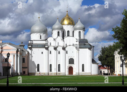 La Cathédrale Sainte-Sophie à Veliky Novgorod Banque D'Images