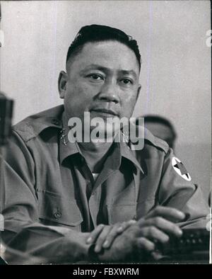 1978 - haut dirigeants de la junte militaire du Sud Vietnam. Le général Tran Van Don, Ministre de la défense et premier vice-ministre. © Keystone Photos USA/ZUMAPRESS.com/Alamy Live News Banque D'Images