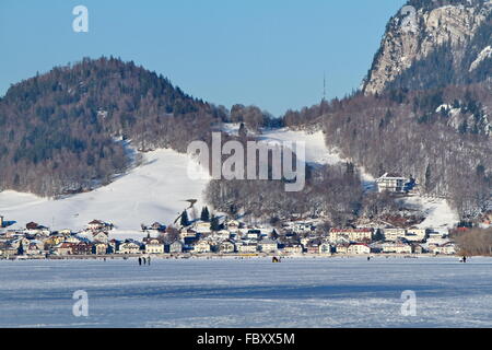 Vallée de Joux et le lac Banque D'Images