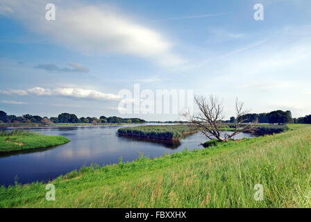 Bike Tour Oder Allemagne Banque D'Images