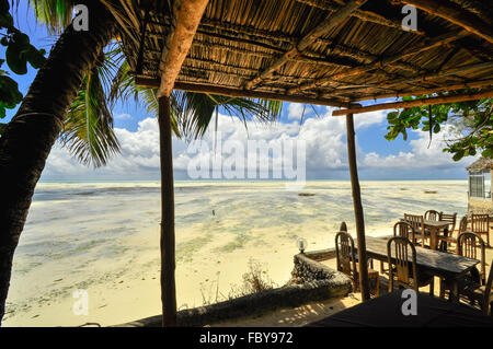 Plage de Zanzibar Tanzanie Banque D'Images