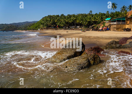 Cola Beach, Sud de Goa, Inde Banque D'Images